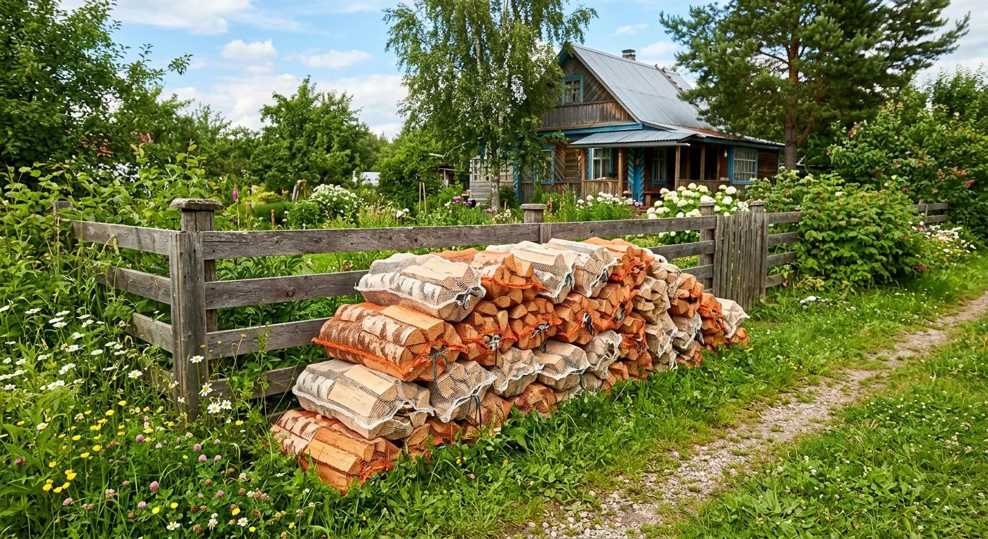 Дрова для дачи в Колюбакине
